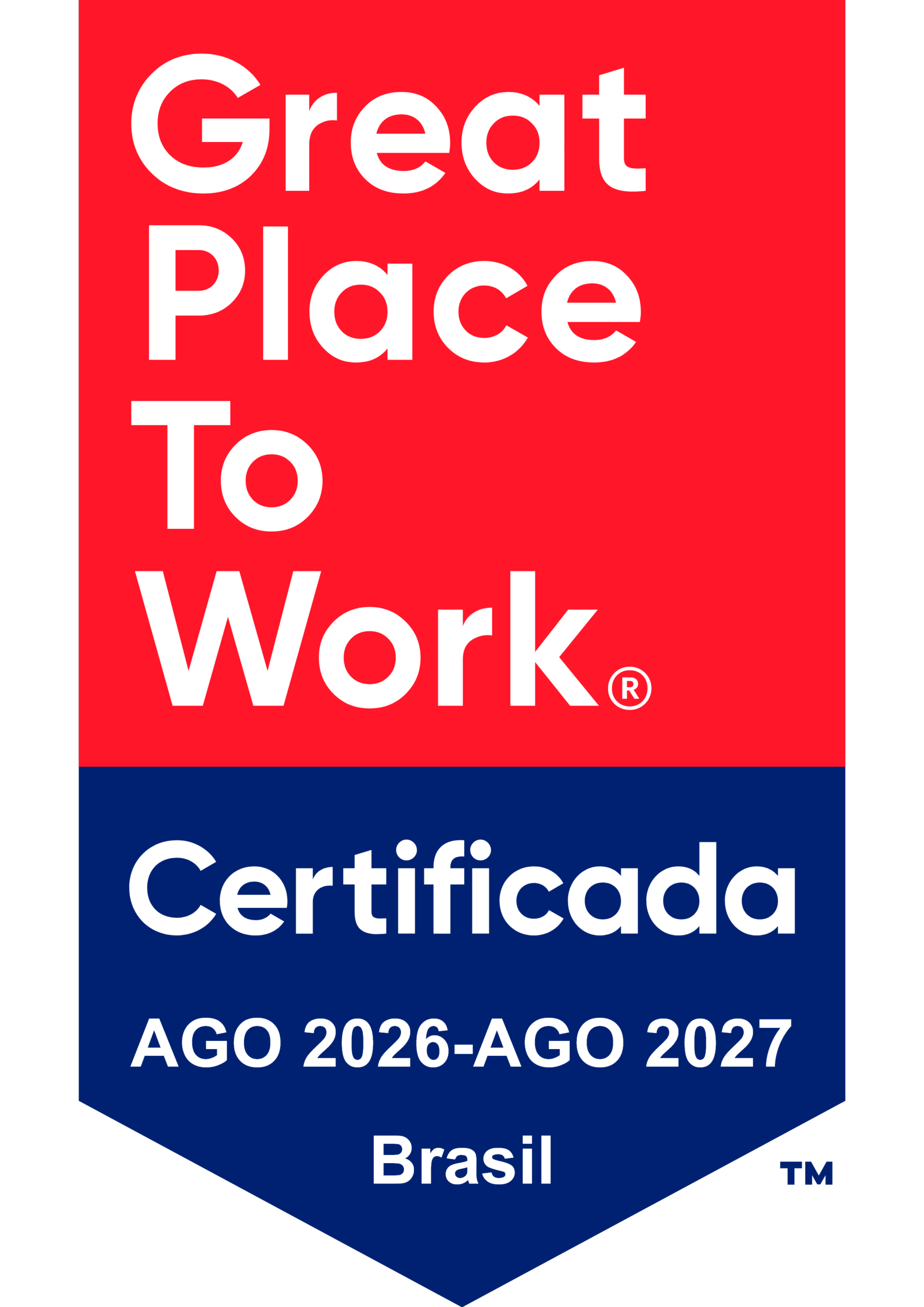 Selo Great Place to Work (GPTW) que reconhece a RS Serviços como uma das melhores empresas para trabalhar